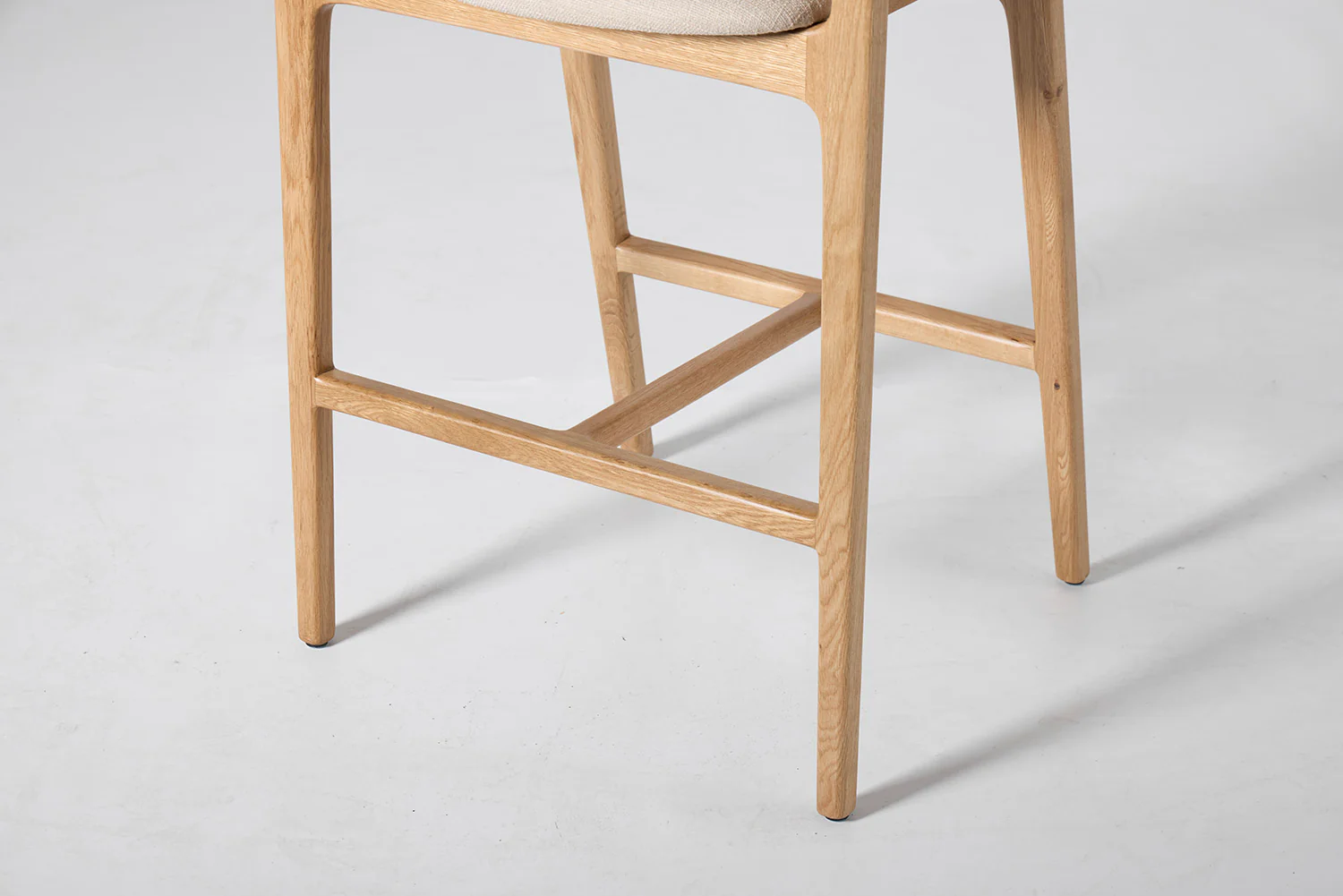 Bar Stool 01, Oak / Oatmeal - Image 11