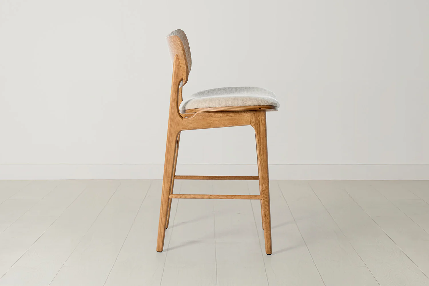 Bar Stool 02, White Oak / Oatmeal - Image 5