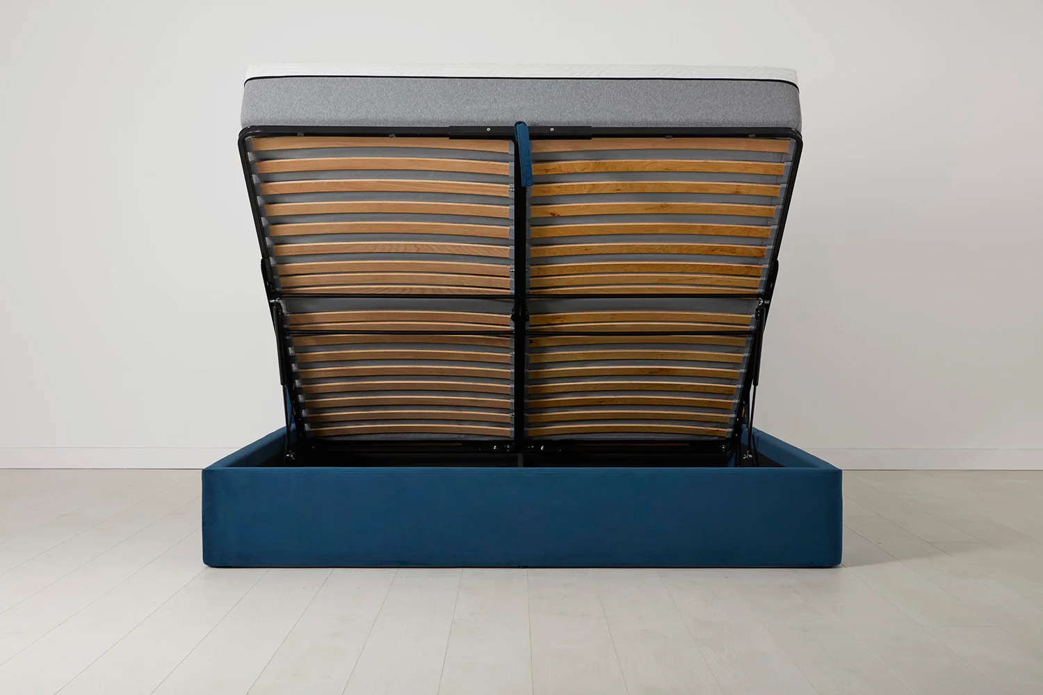 Bed 03 Storage Double Bed, Teal - Image 11