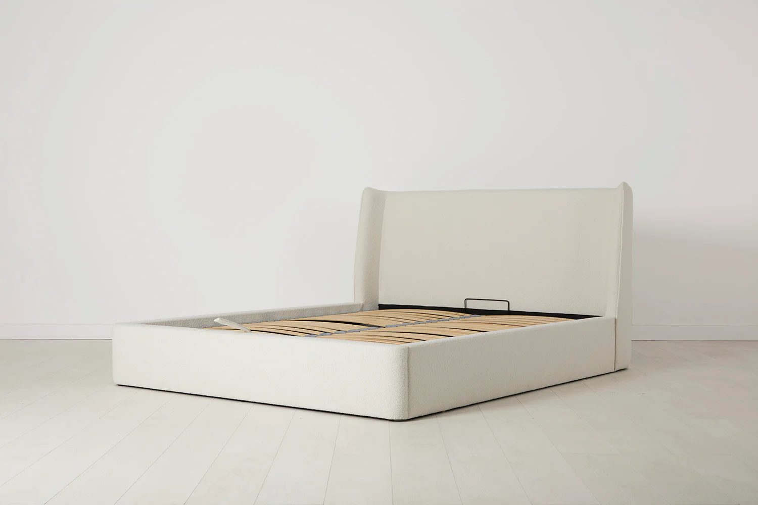 Bed 03 Storage King Sized Bed, Ivory - Image 4
