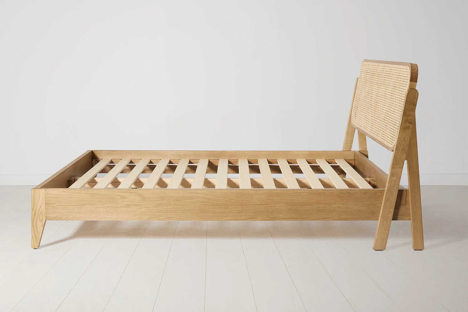 Bed 04 Double Bed, Oak - Image 3