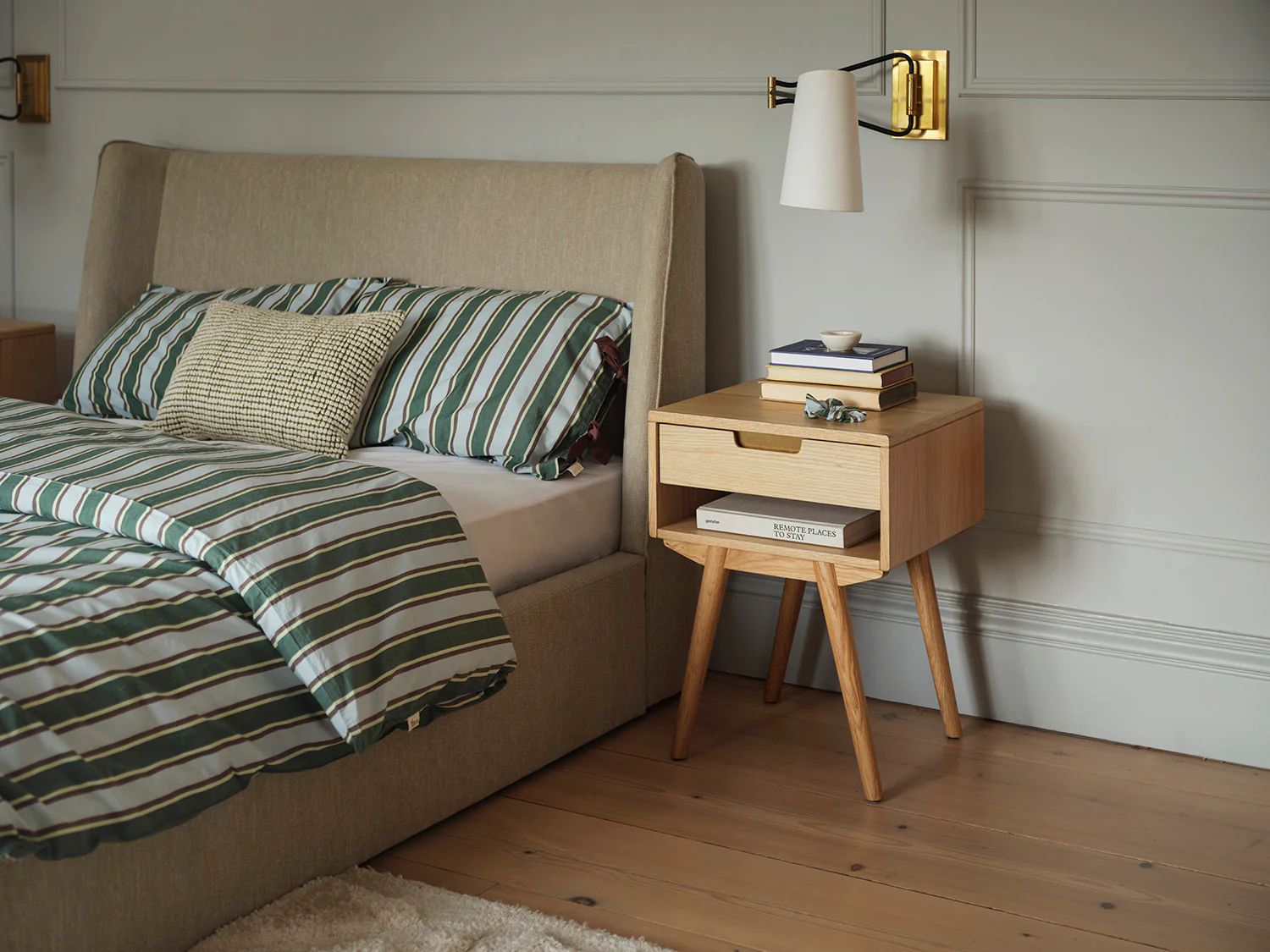 Bedside Table 01, Oak - Image 3