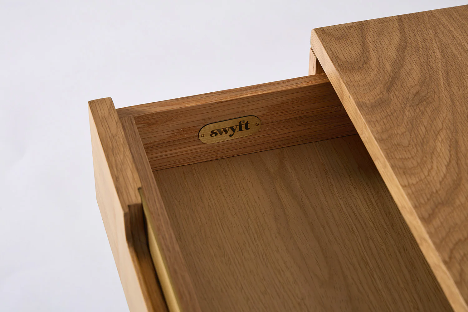 Bedside Table 01, Oak - Image 9