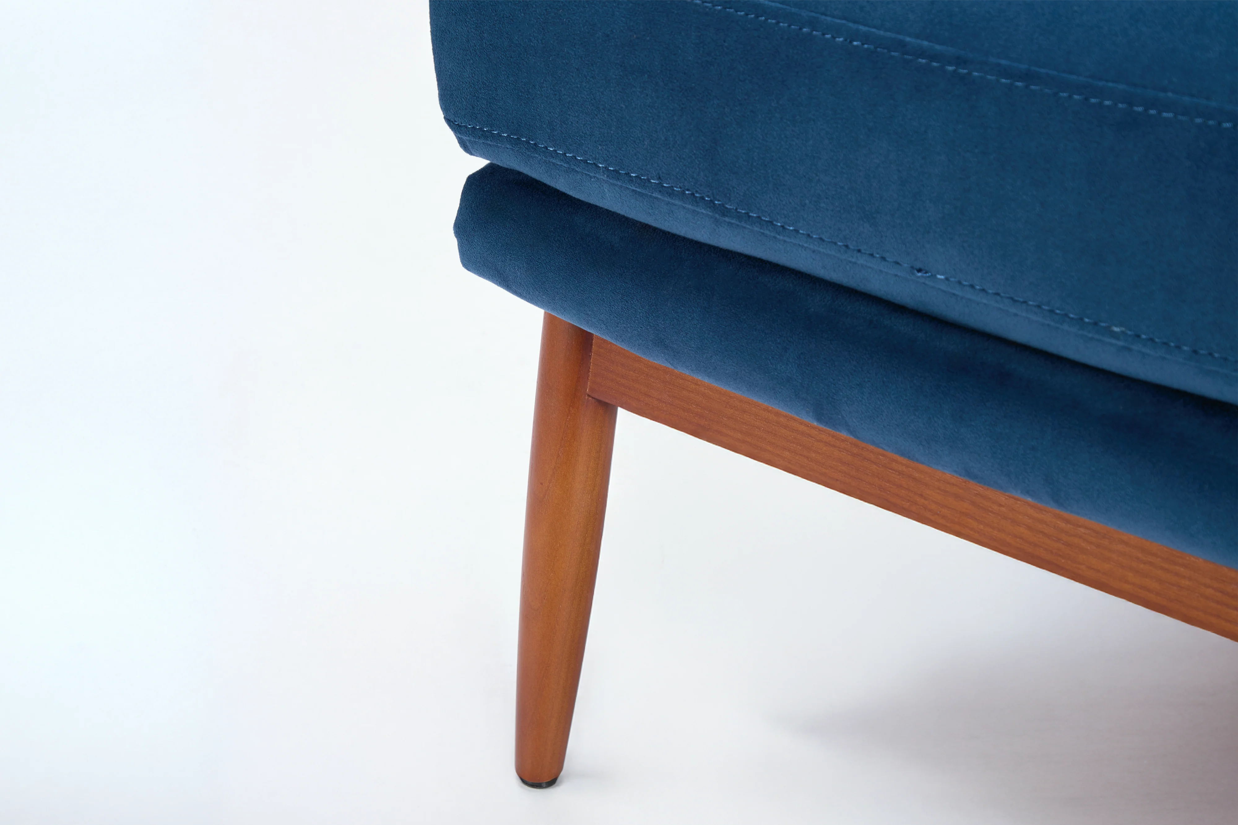 Chair 03 Ottoman, Teal - Image 4