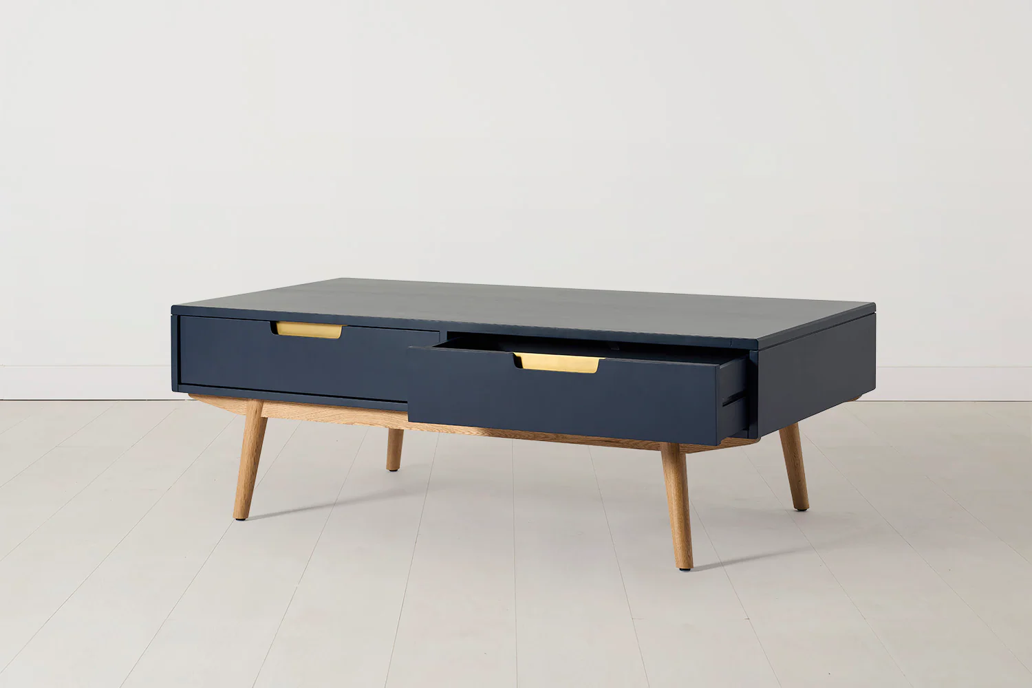 Coffee Table 01, Blue / Four drawers - Image 4