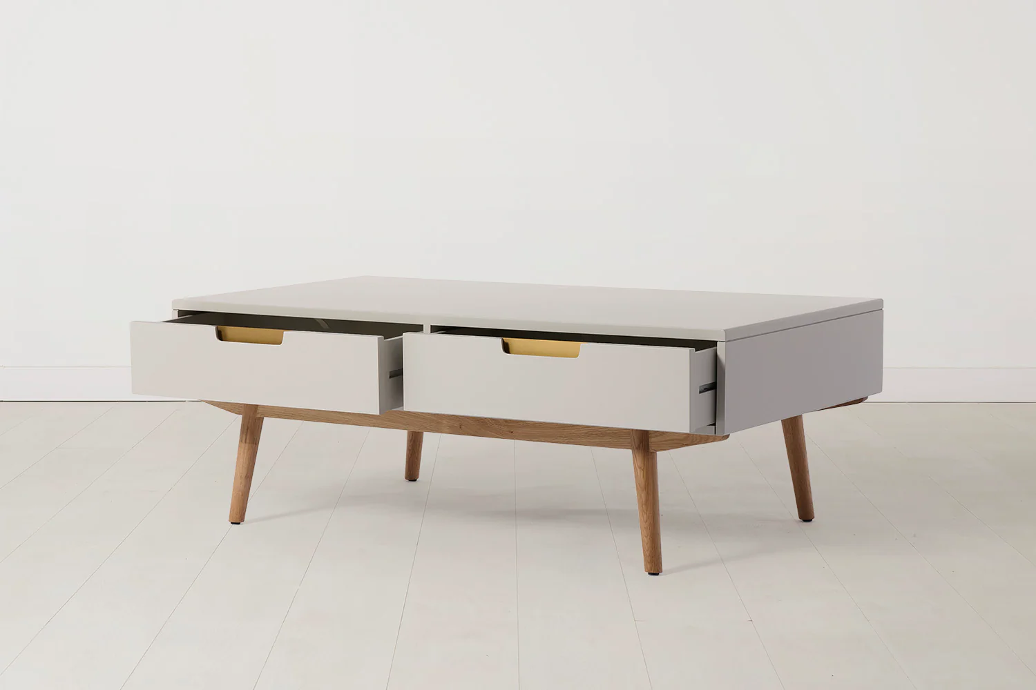 Coffee Table 01, Grey / Four drawers - Image 5
