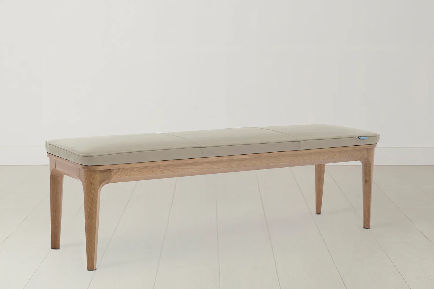 Dining Bench 01, Oak / Oyster - Image 3