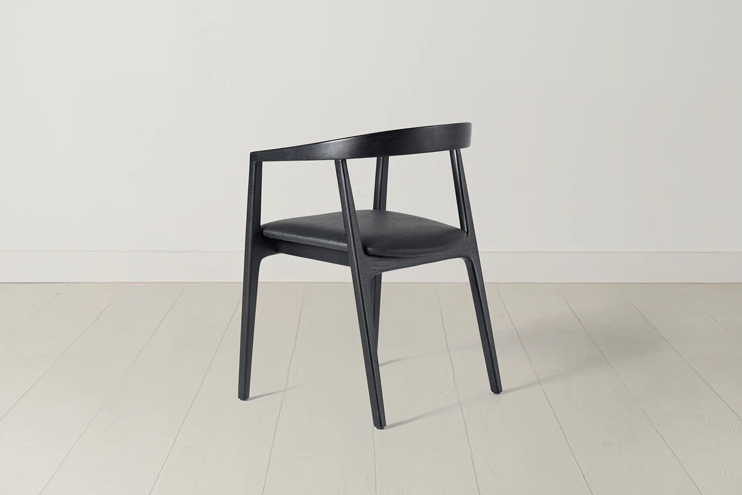 Dining Chair 01 (set of 2), Black / Black - Image 6