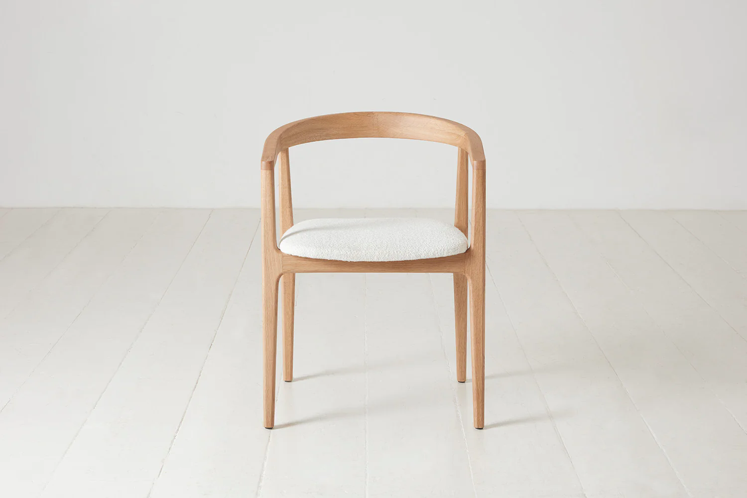 Dining Chair 01 (set of 2), Oak / Ivory - Image 3