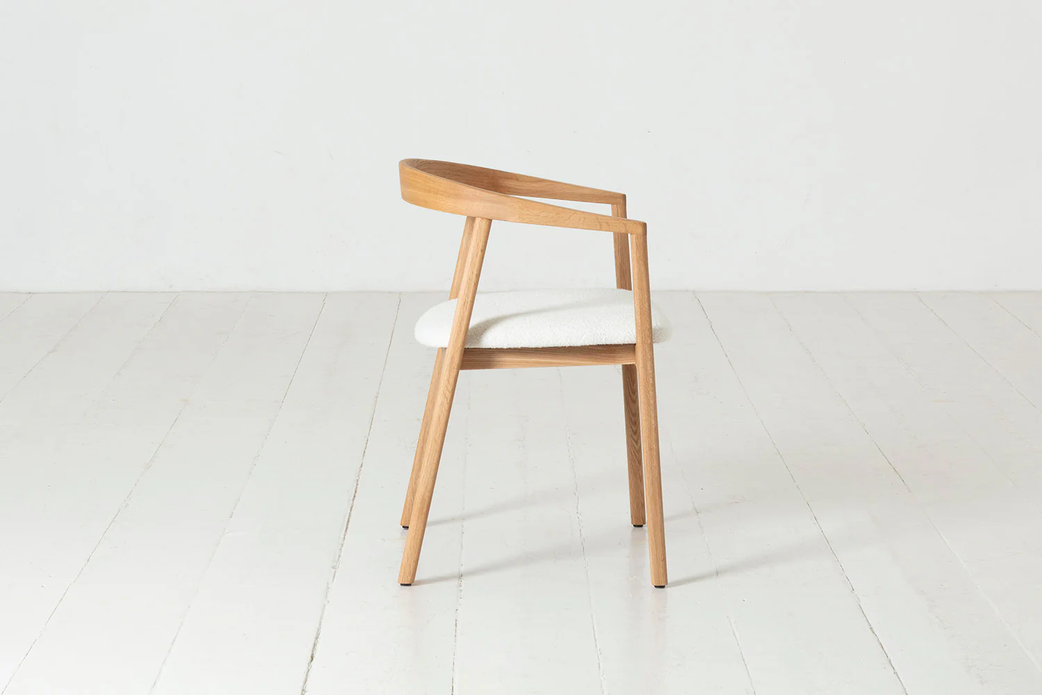 Dining Chair 01 (set of 2), Oak / Ivory - Image 4