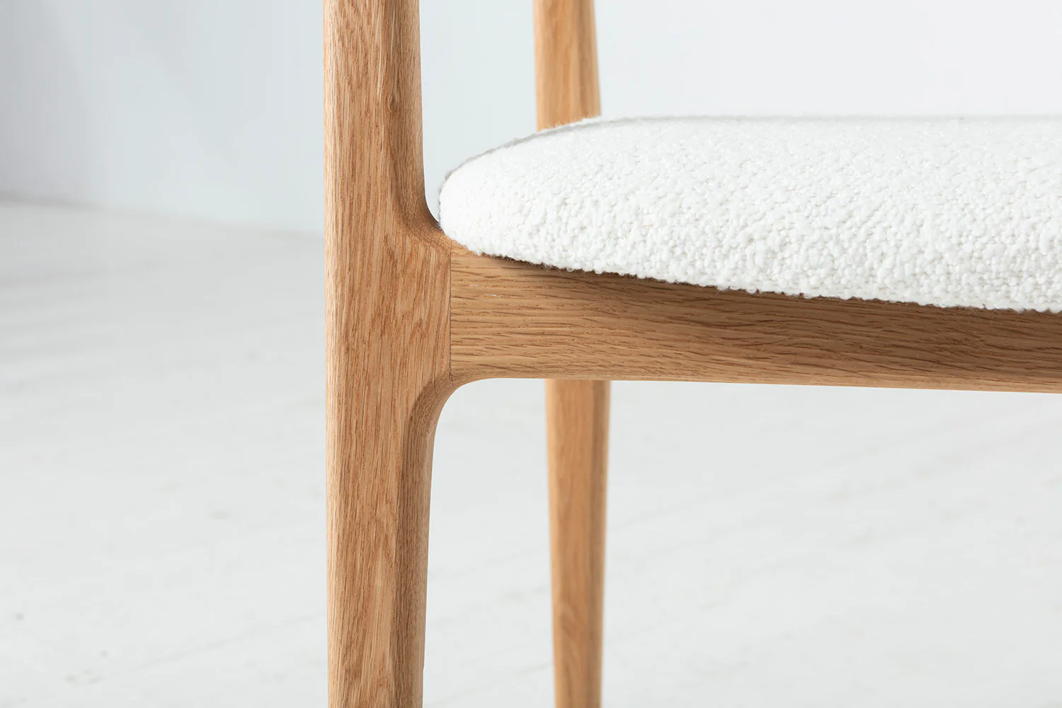 Dining Chair 01 (set of 2), Oak / Ivory - Image 9