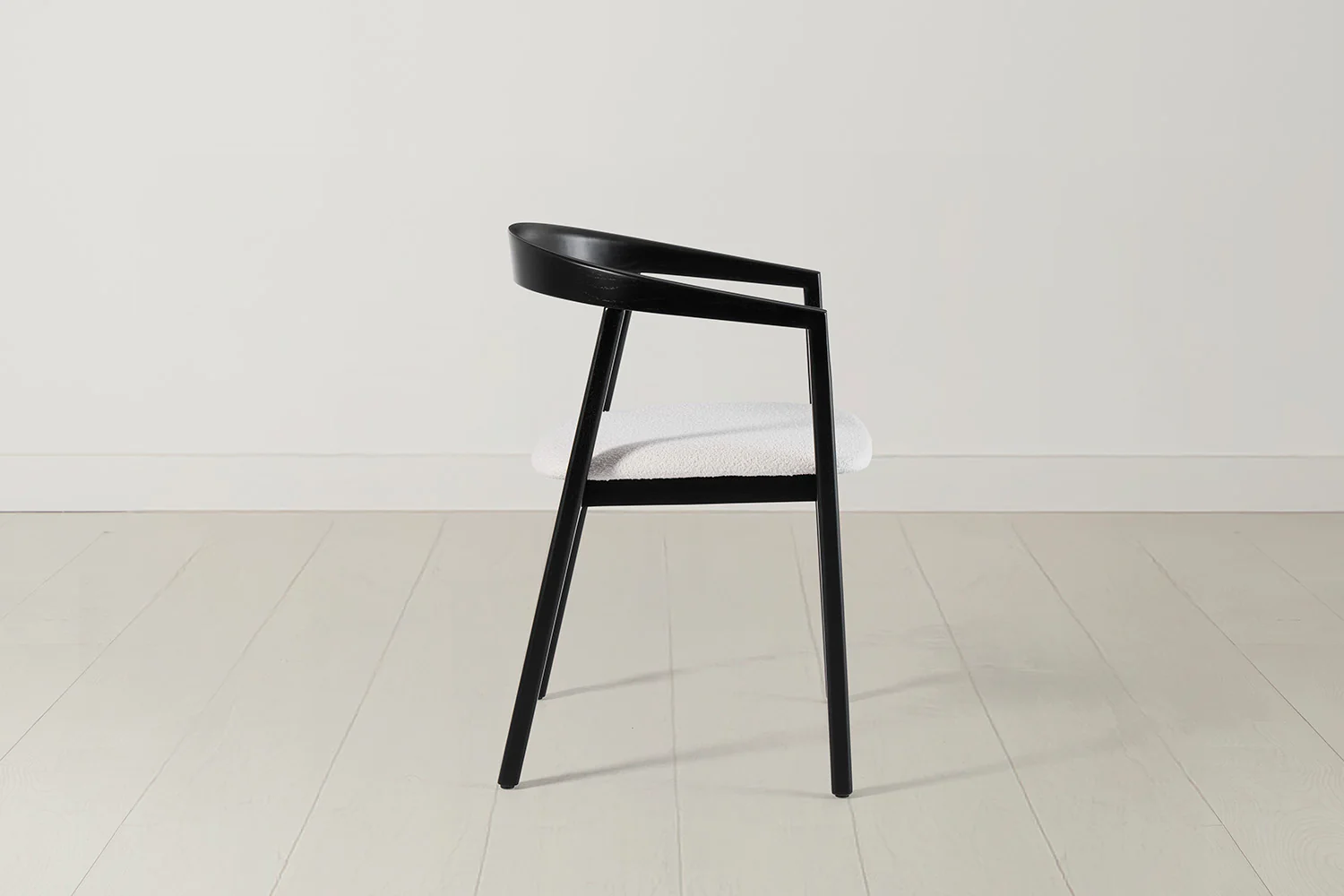 Dining Chair 01 (set of 2), Black / Ivory - Image 6