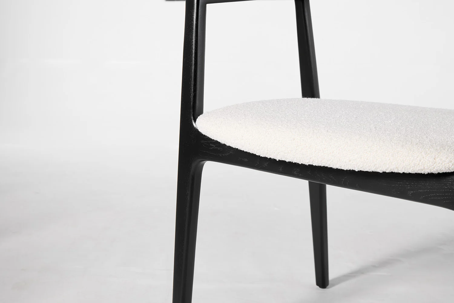 Dining Chair 01 (set of 2), Black / Ivory - Image 9