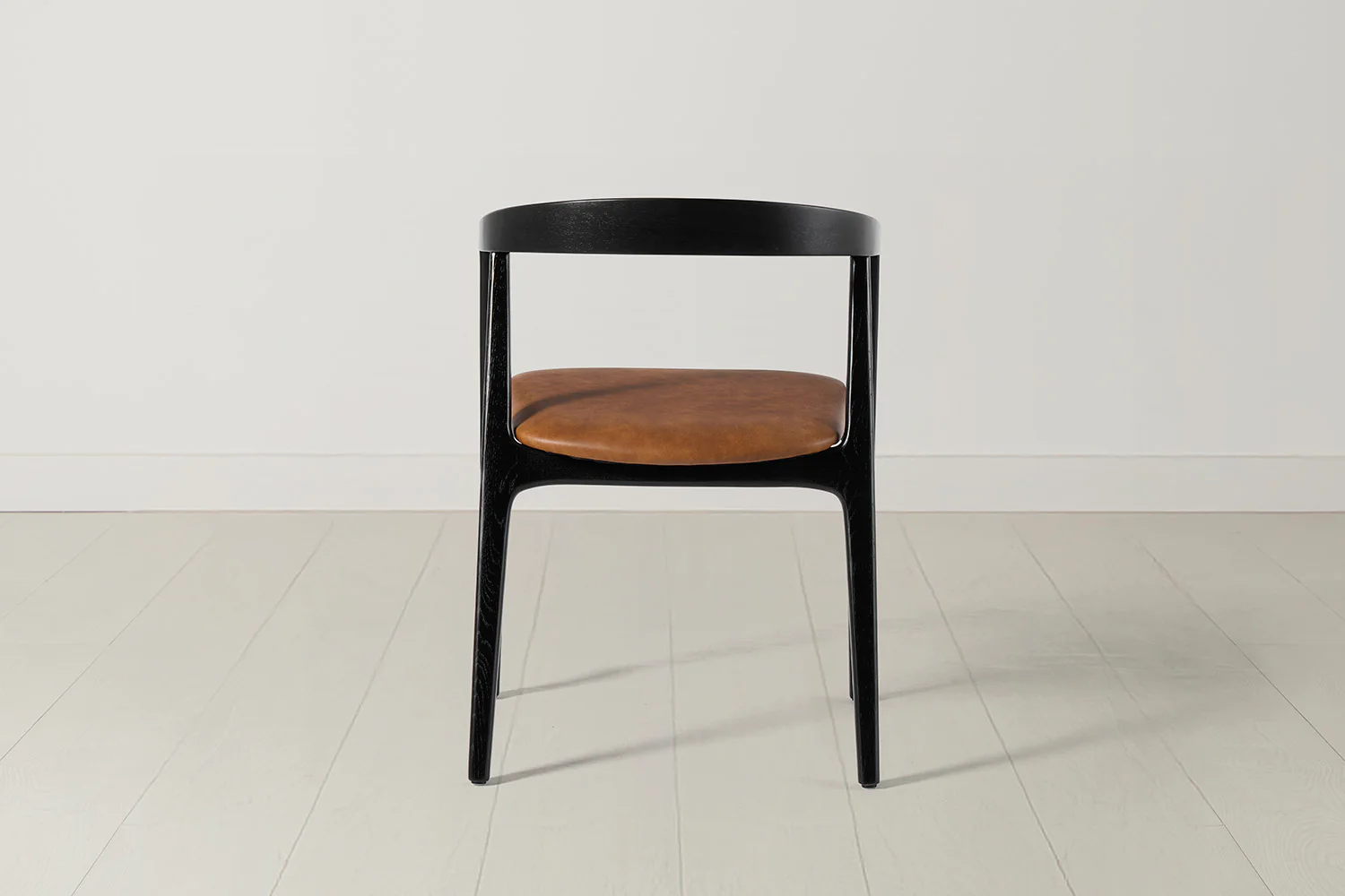 Dining Chair 01 (set of 2), Black / Maple - Image 5