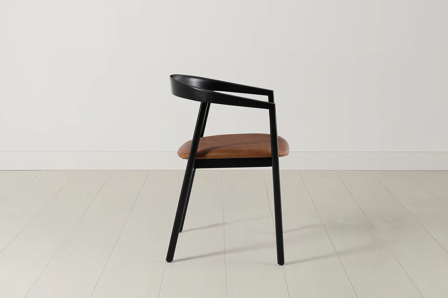Dining Chair 01 (set of 2), Black / Maple - Image 6