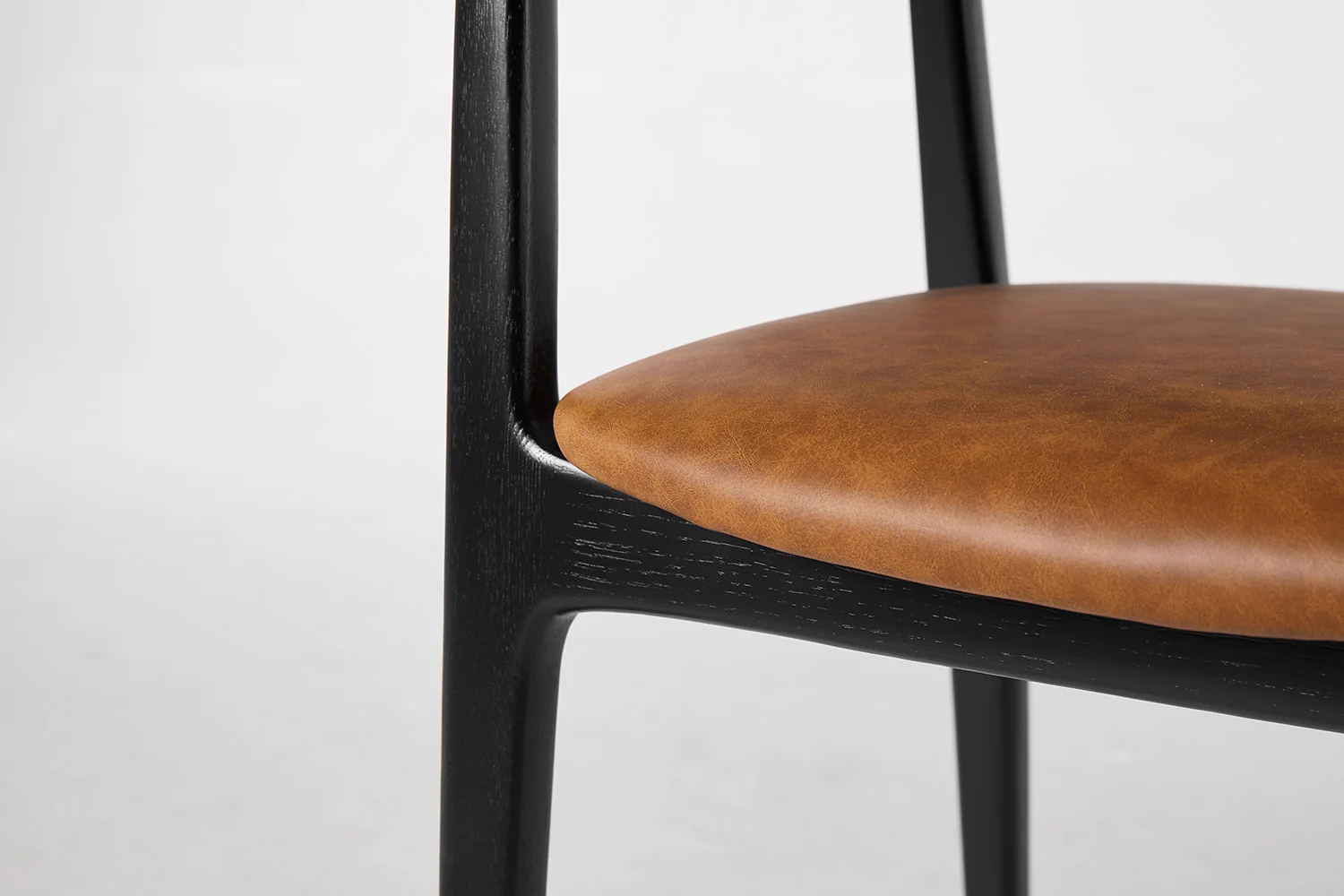 Dining Chair 01 (set of 2), Black / Maple - Image 7