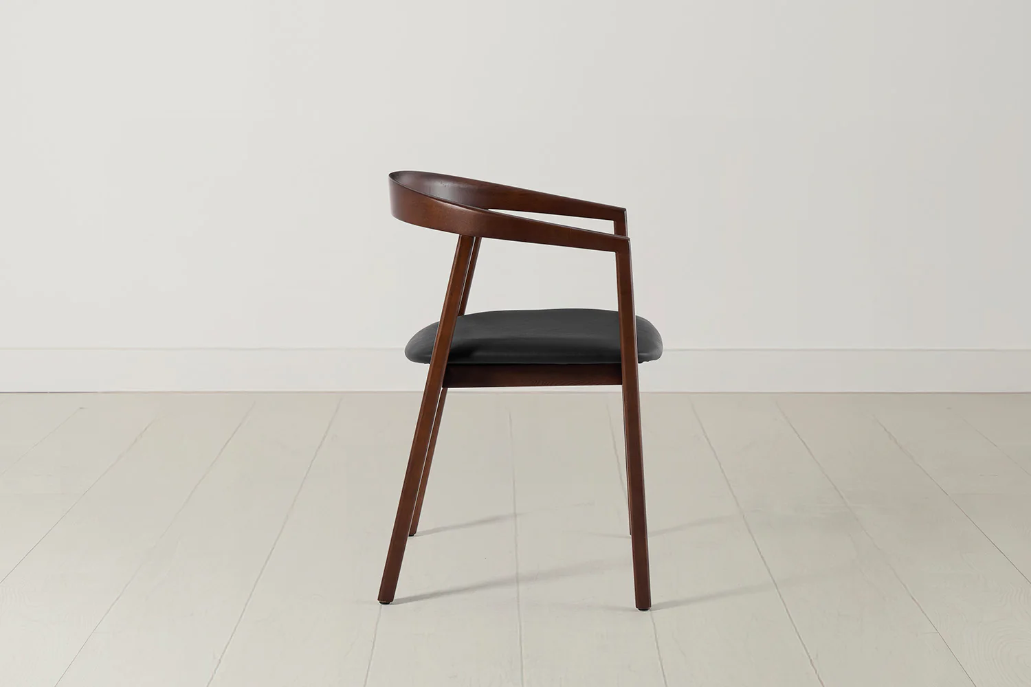 Dining Chair 01 (set of 2), Walnut / Black - Image 5
