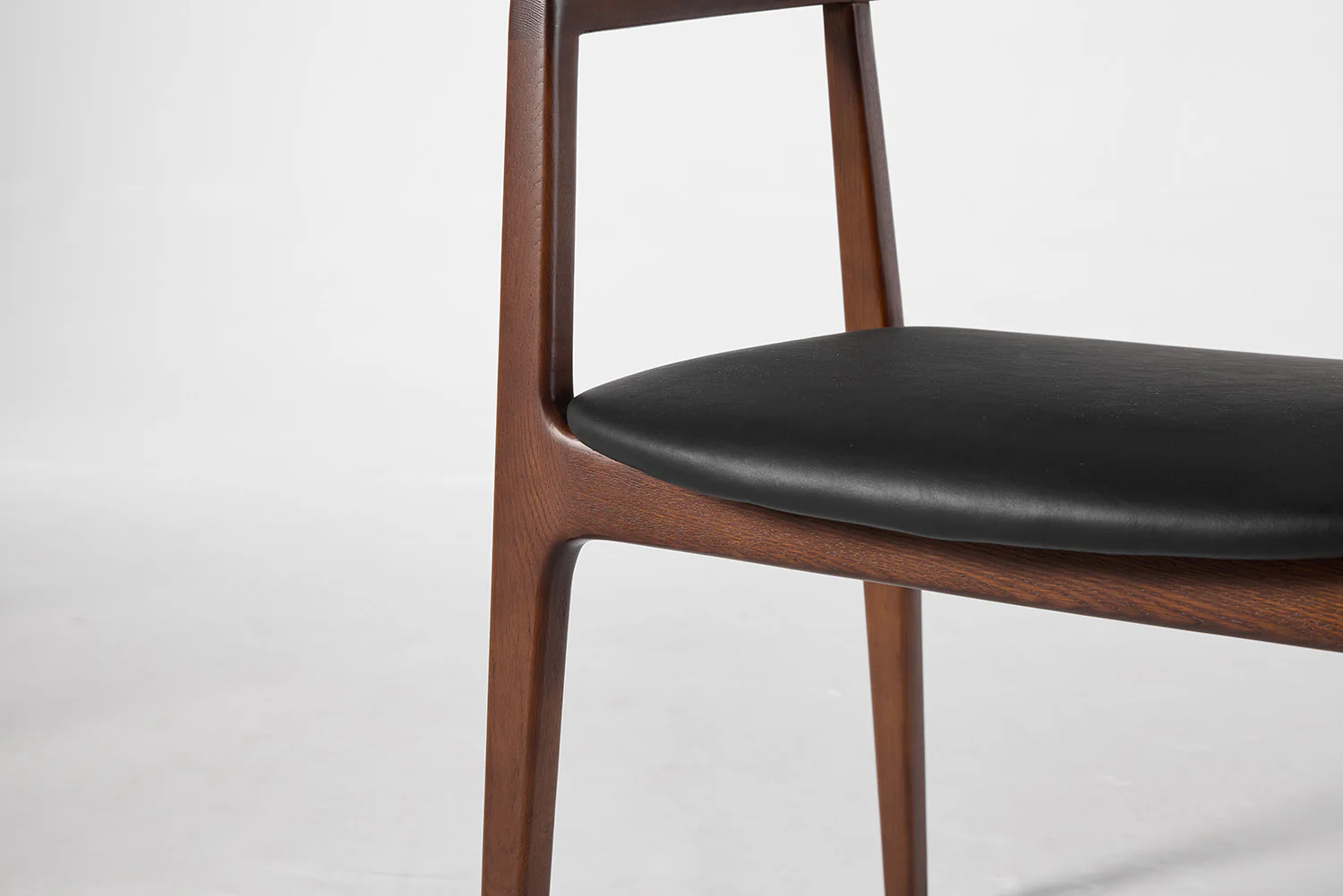 Dining Chair 01 (set of 2), Walnut / Black - Image 9
