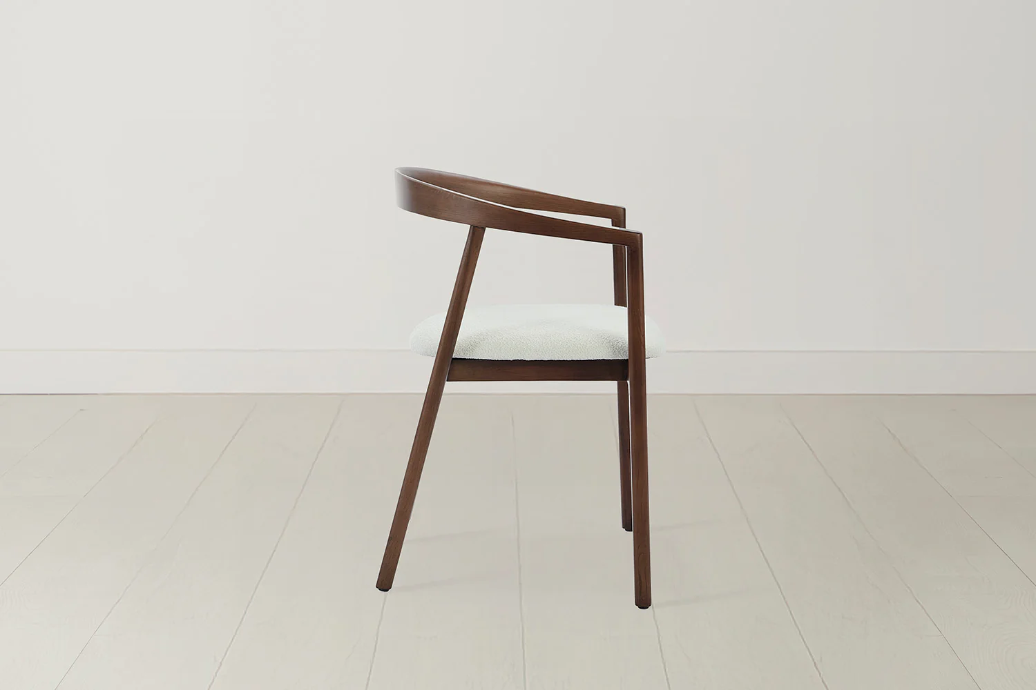 Dining Chair 01 (set of 2), Walnut / Ivory - Image 5