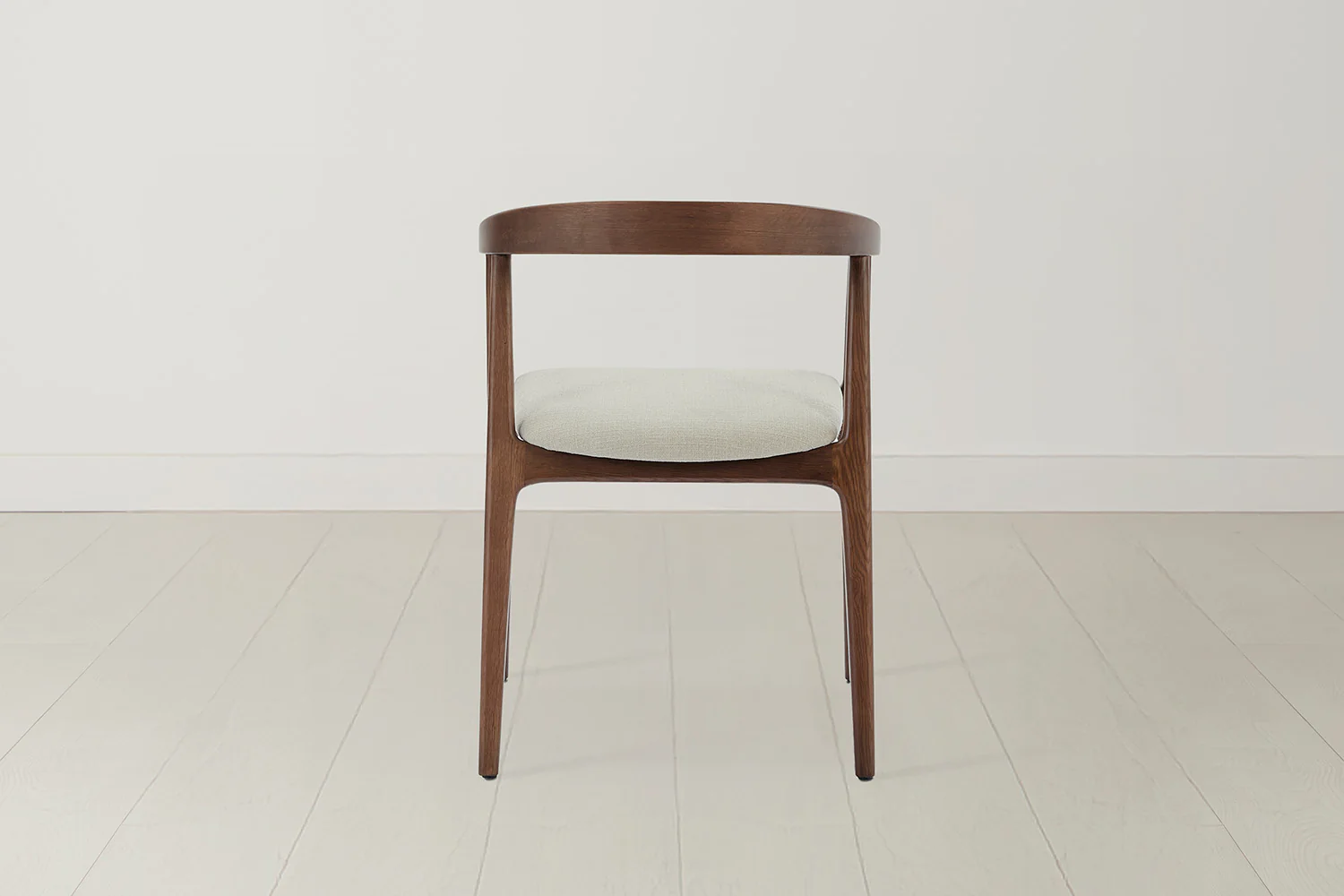 Dining Chair 01 (set of 2), Walnut / Oatmeal - Image 9