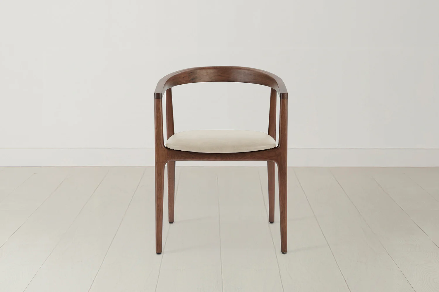 Dining Chair 01 (set of 2), Walnut / Oyster - Image 6