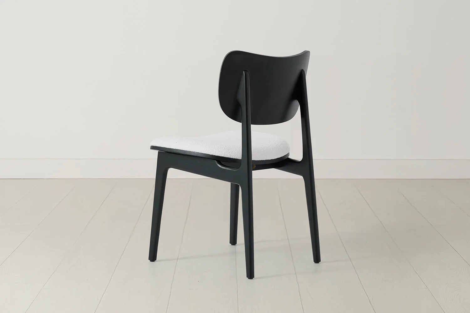 Dining Chair 02 (set of 2), Black / Ivory - Image 4