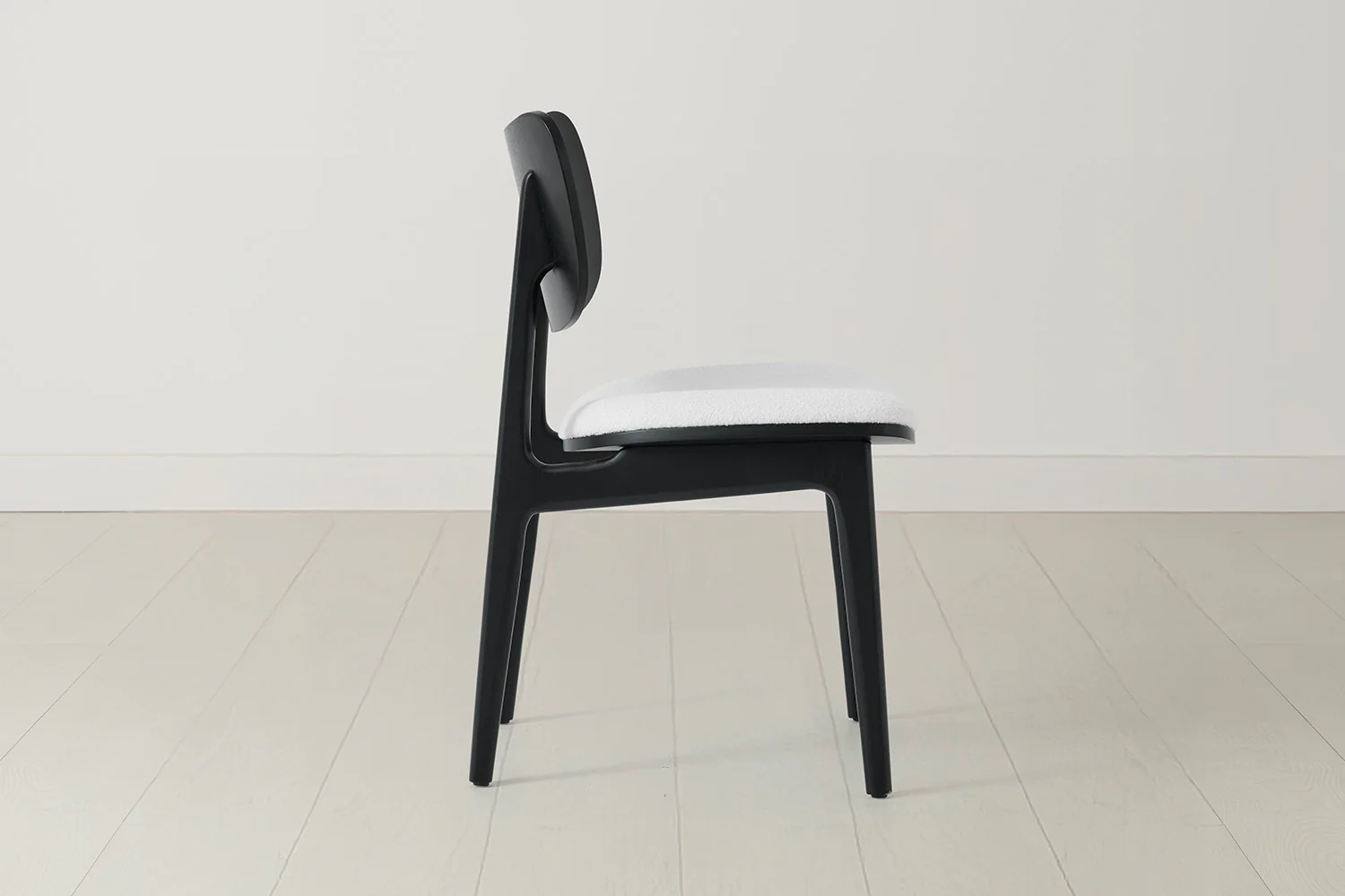 Dining Chair 02 (set of 2), Black / Ivory - Image 6