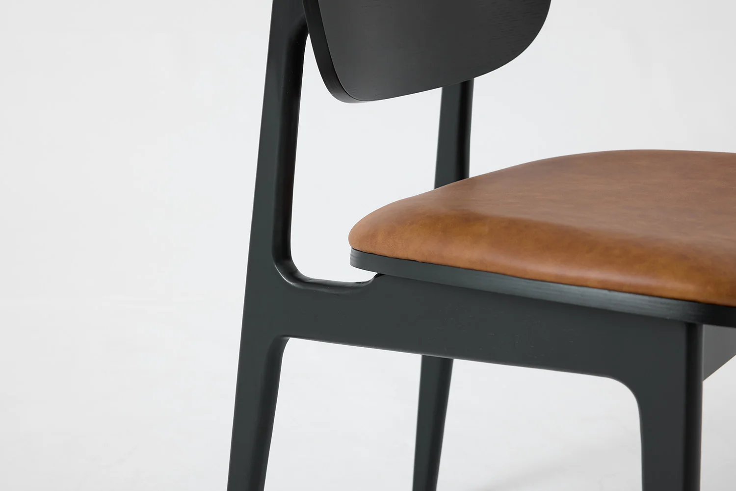 Dining Chair 02 (set of 2), Black / Maple - Image 11