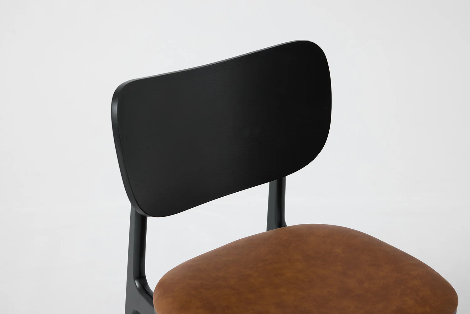 Dining Chair 02 (set of 2), Black / Maple - Image 7