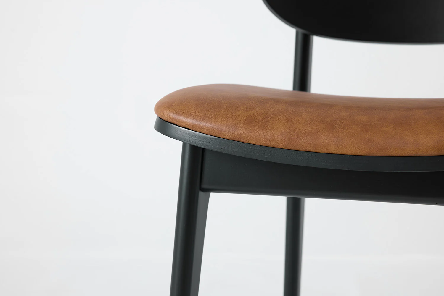 Dining Chair 02 (set of 2), Black / Maple - Image 9