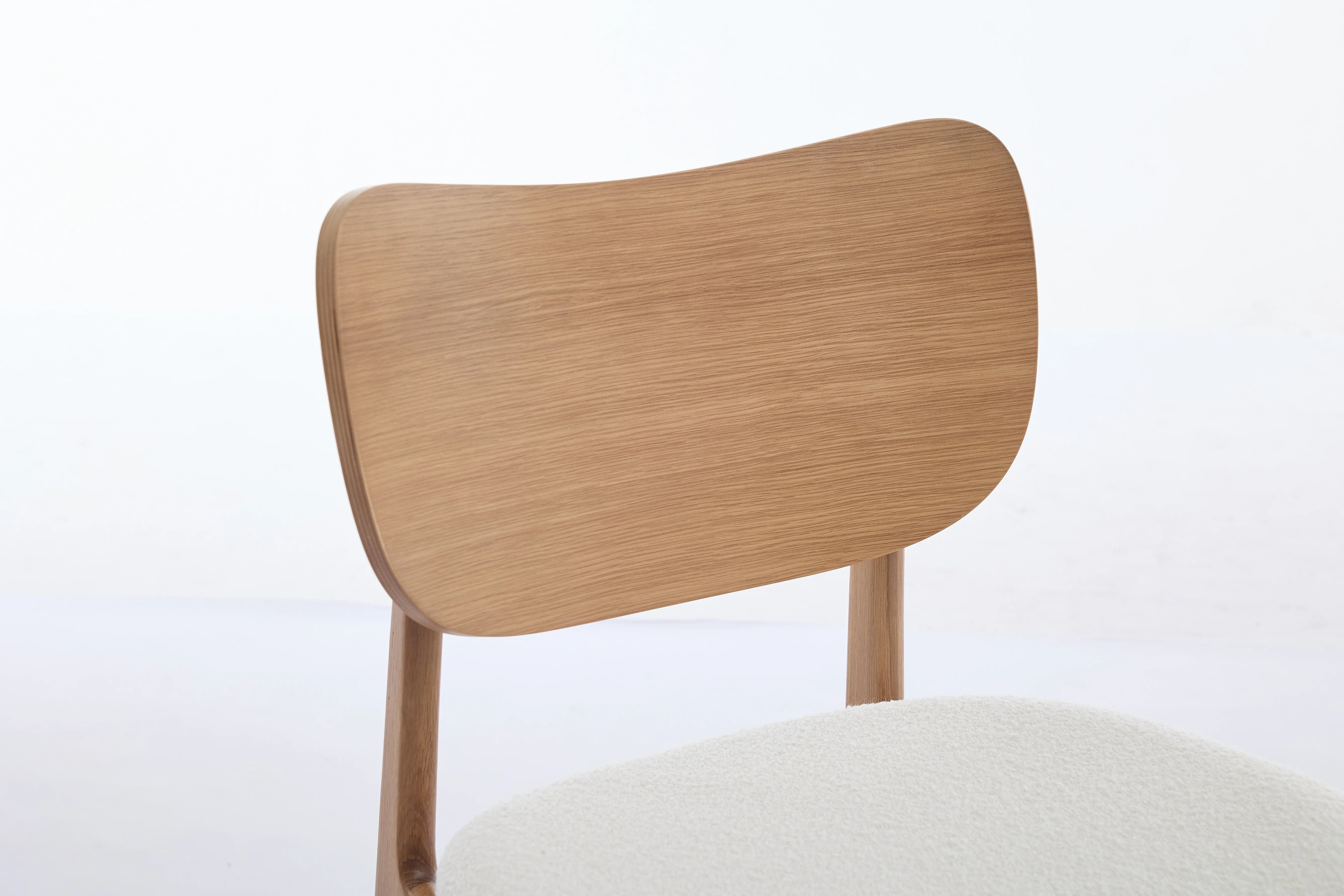 Dining Chair 02 (set of 2), Oak / Ivory - Image 9