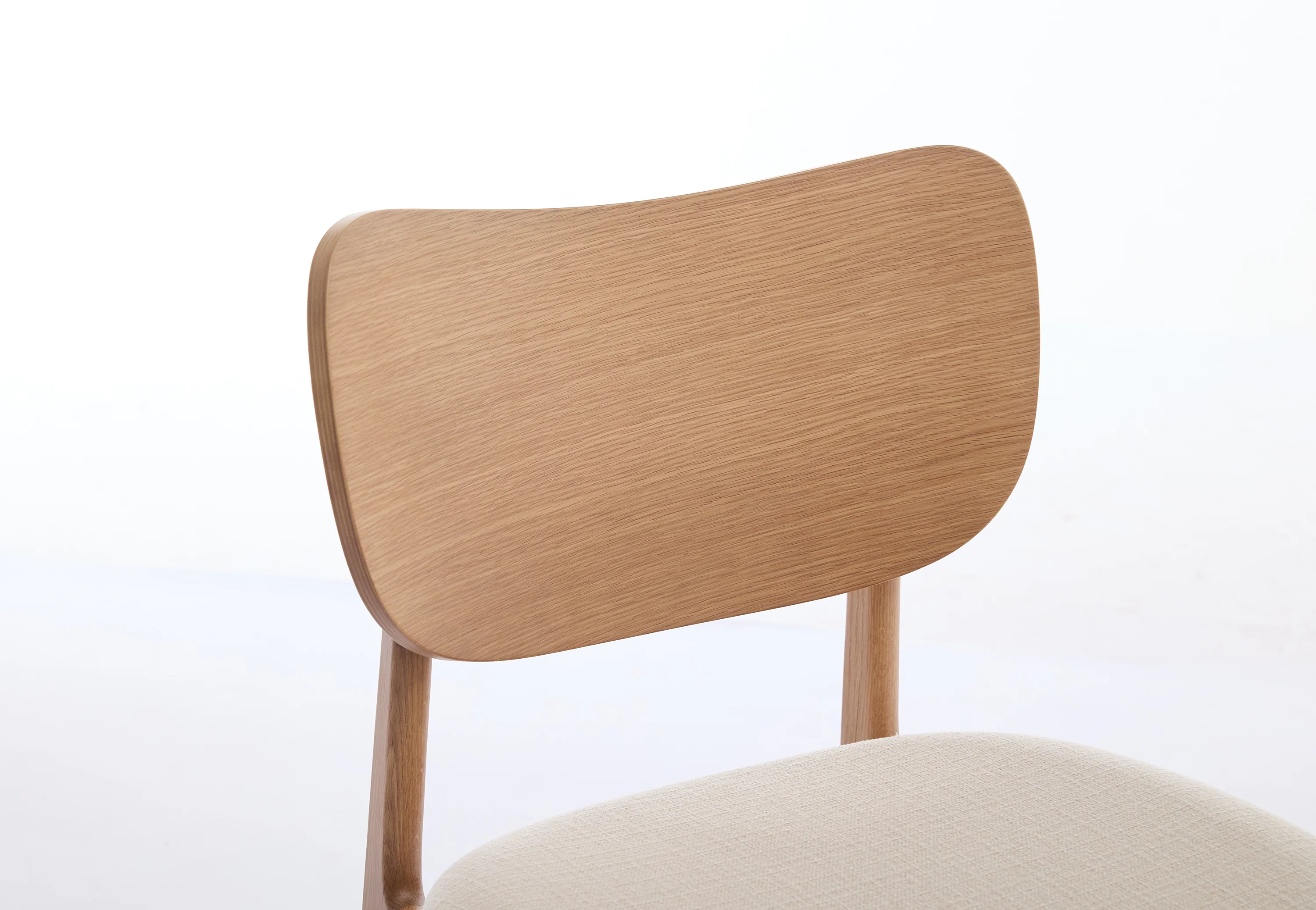 Dining Chair 02 (set of 2), Oak / Oatmeal - Image 7