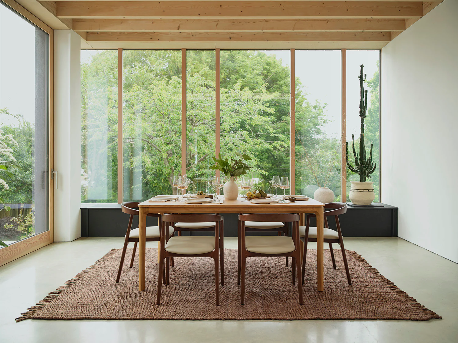Dining Table 01 Extending Dining Table, Oak / 6-8 seater - Image 3