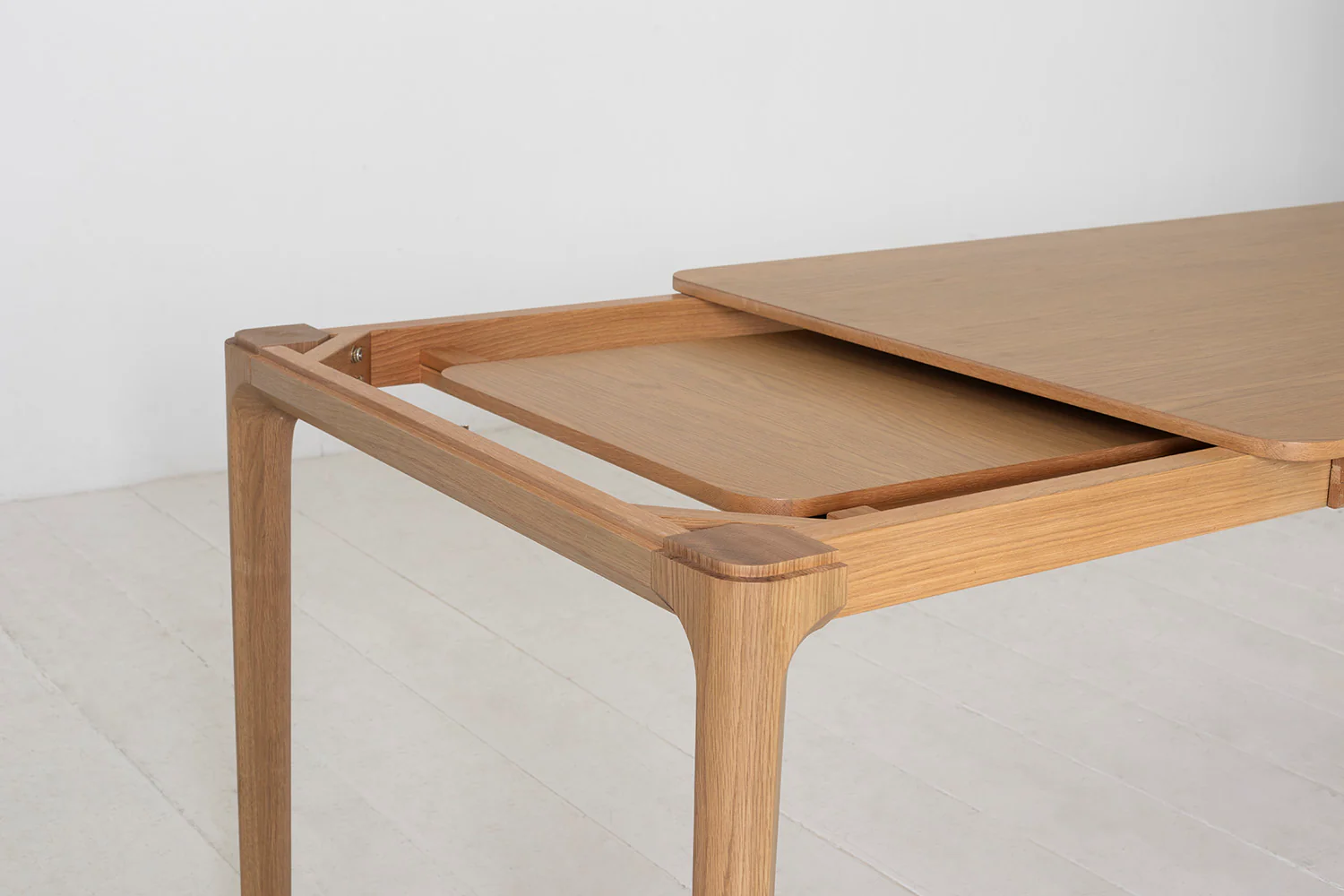 Dining Table 01 Extending Dining Table, Oak / 6-8 seater - Image 8