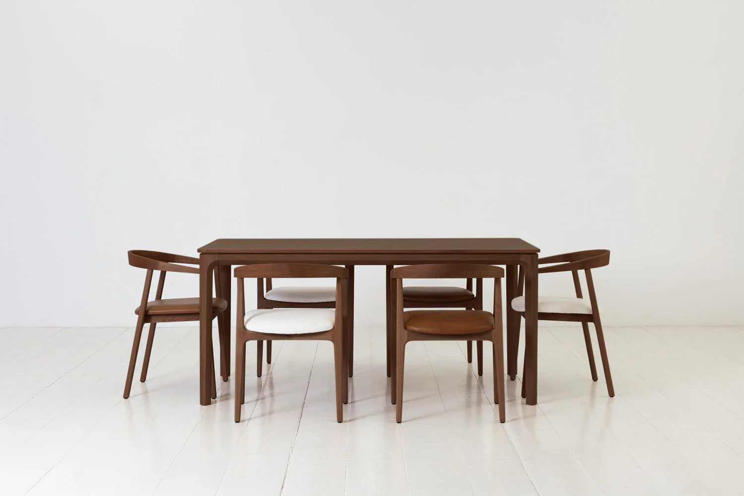 Dining Table 01 Extending Dining Table, Walnut / 6-8 seater - Image 5