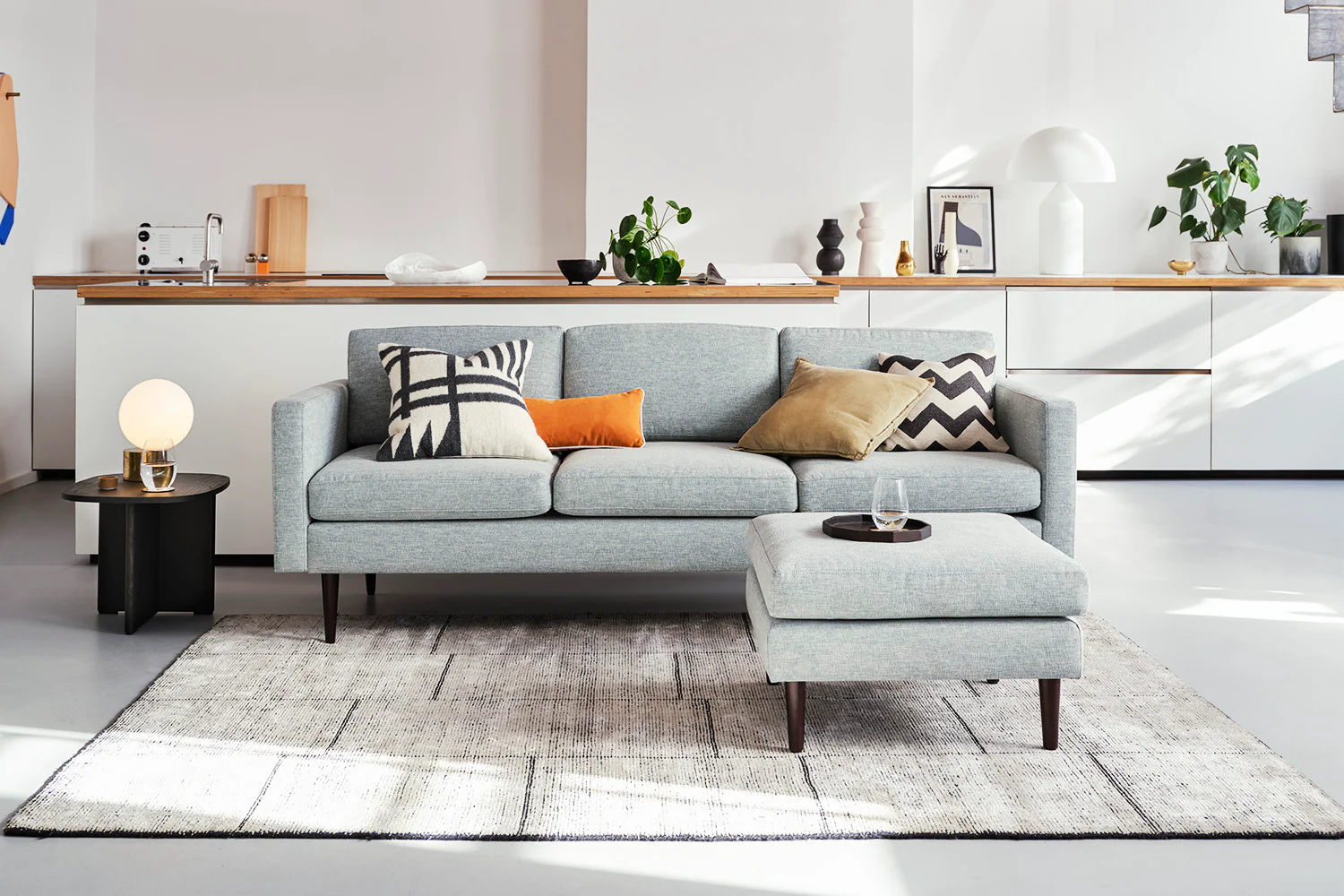 Model 01 3-Seater Sofa, Seaglass - Image 2