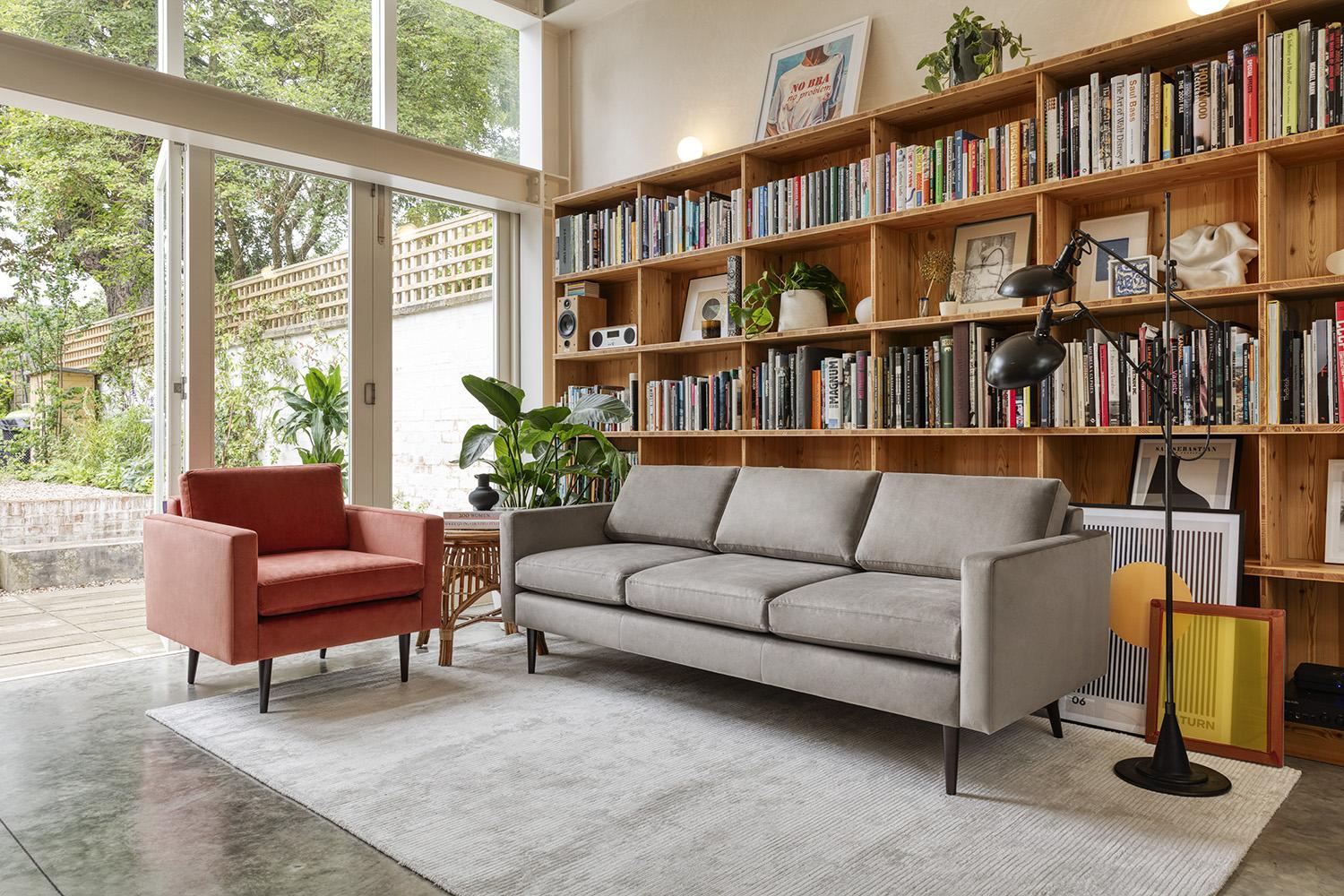 Model 01 Armchair, Brick - Image 2