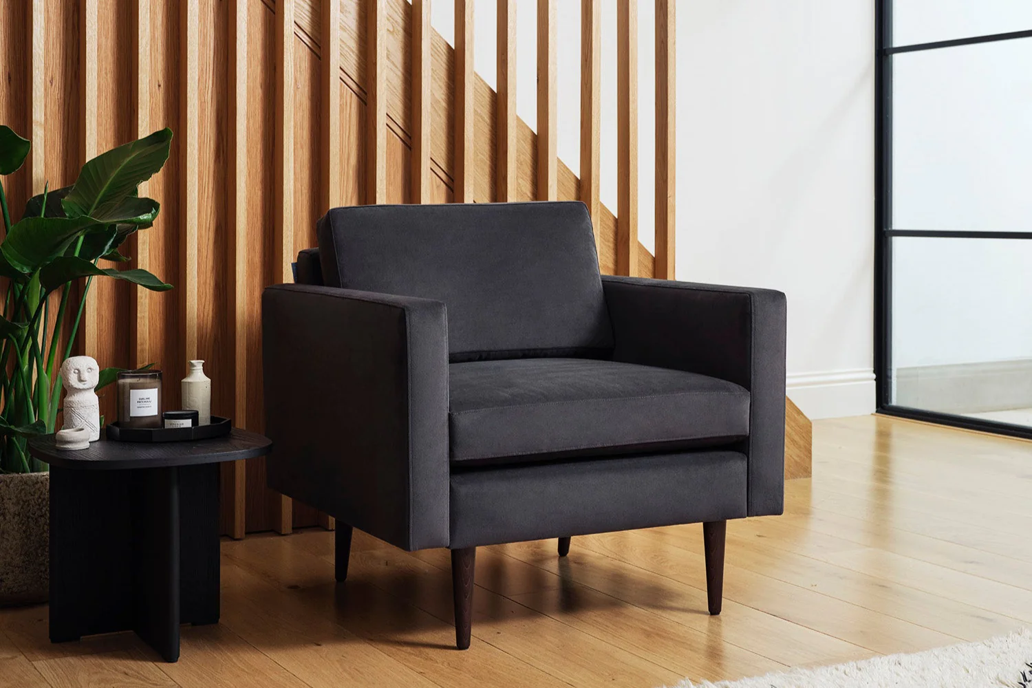Model 01 Armchair, Charcoal - Image 2