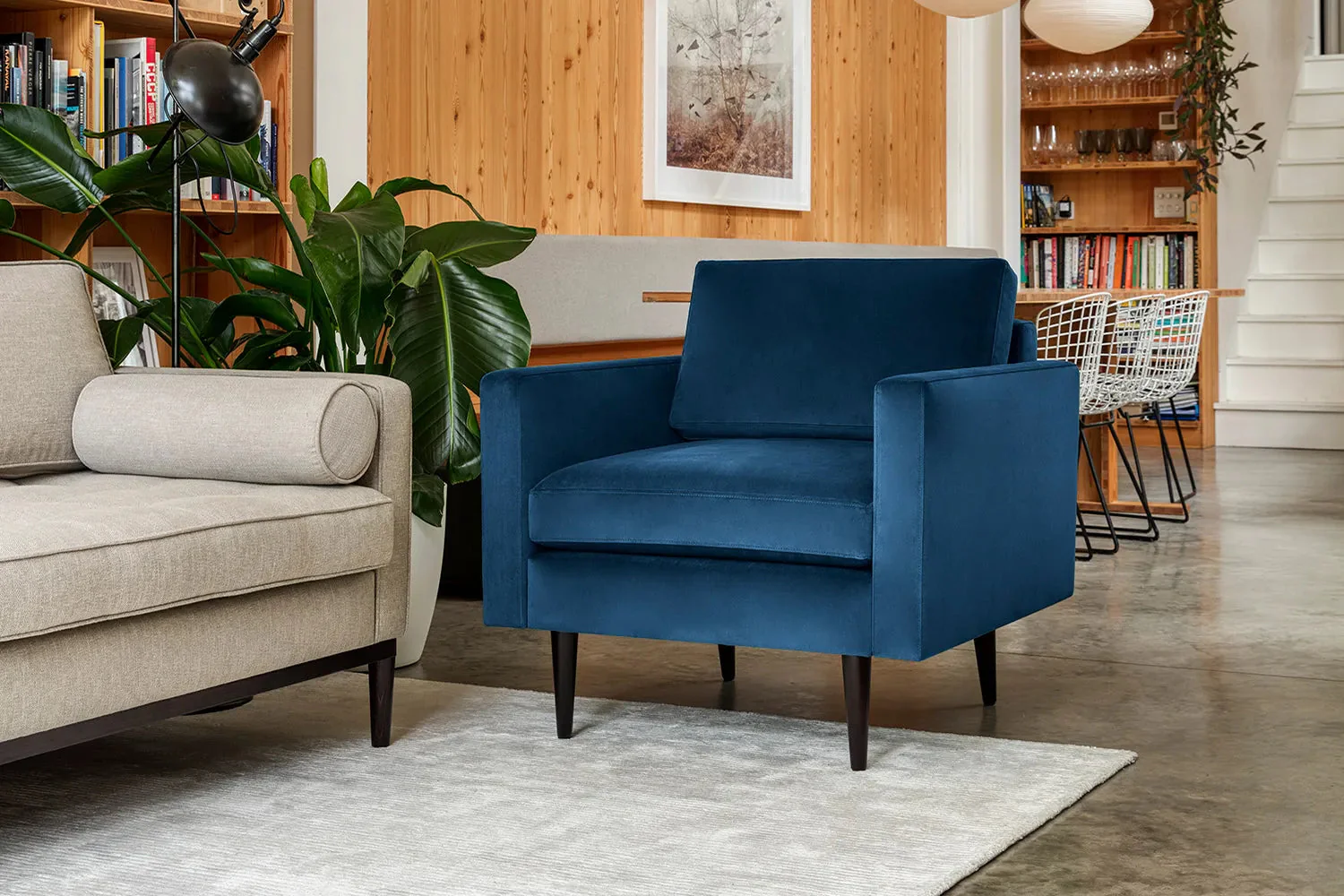 Model 01 Armchair, Teal - Image 2