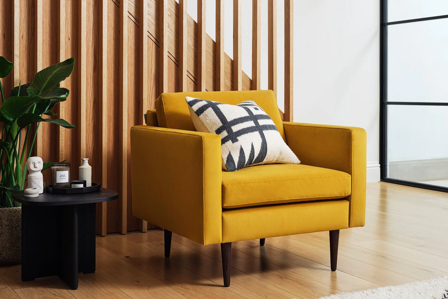 Model 01 Armchair, Mustard - Image 2
