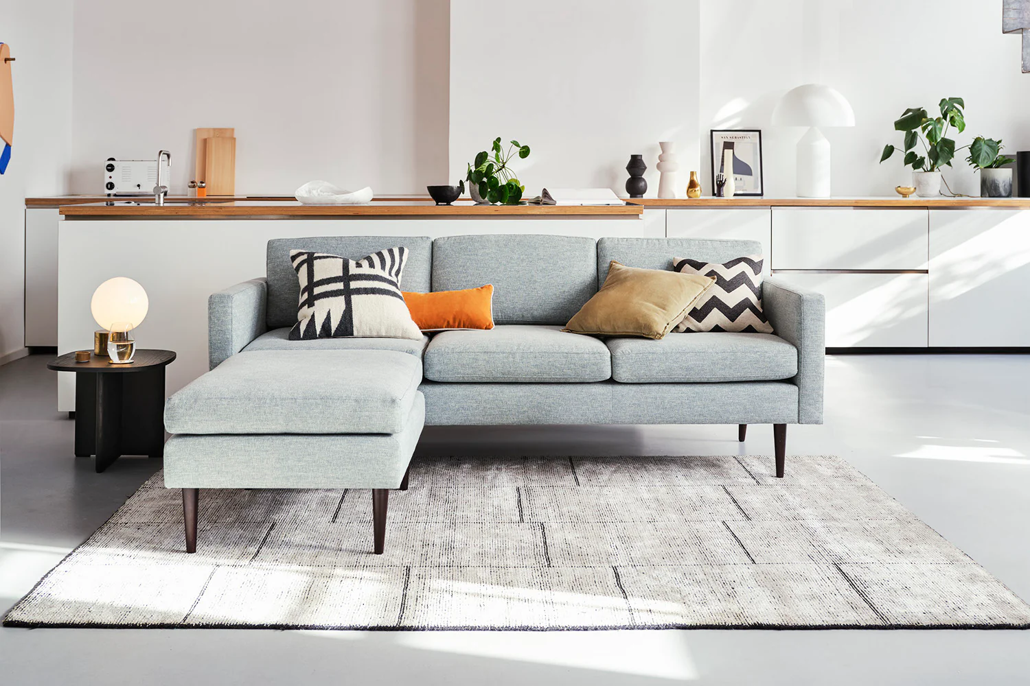 Model 01 Ottoman, Seaglass - Image 2
