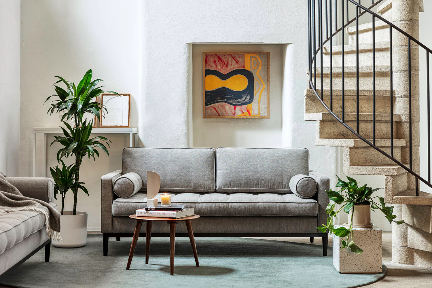Model 02 2-Seater Sofa, Shadow - Image 2