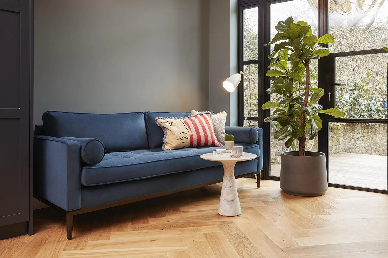 Model 02 2-Seater Sofa, Indigo - Image 5