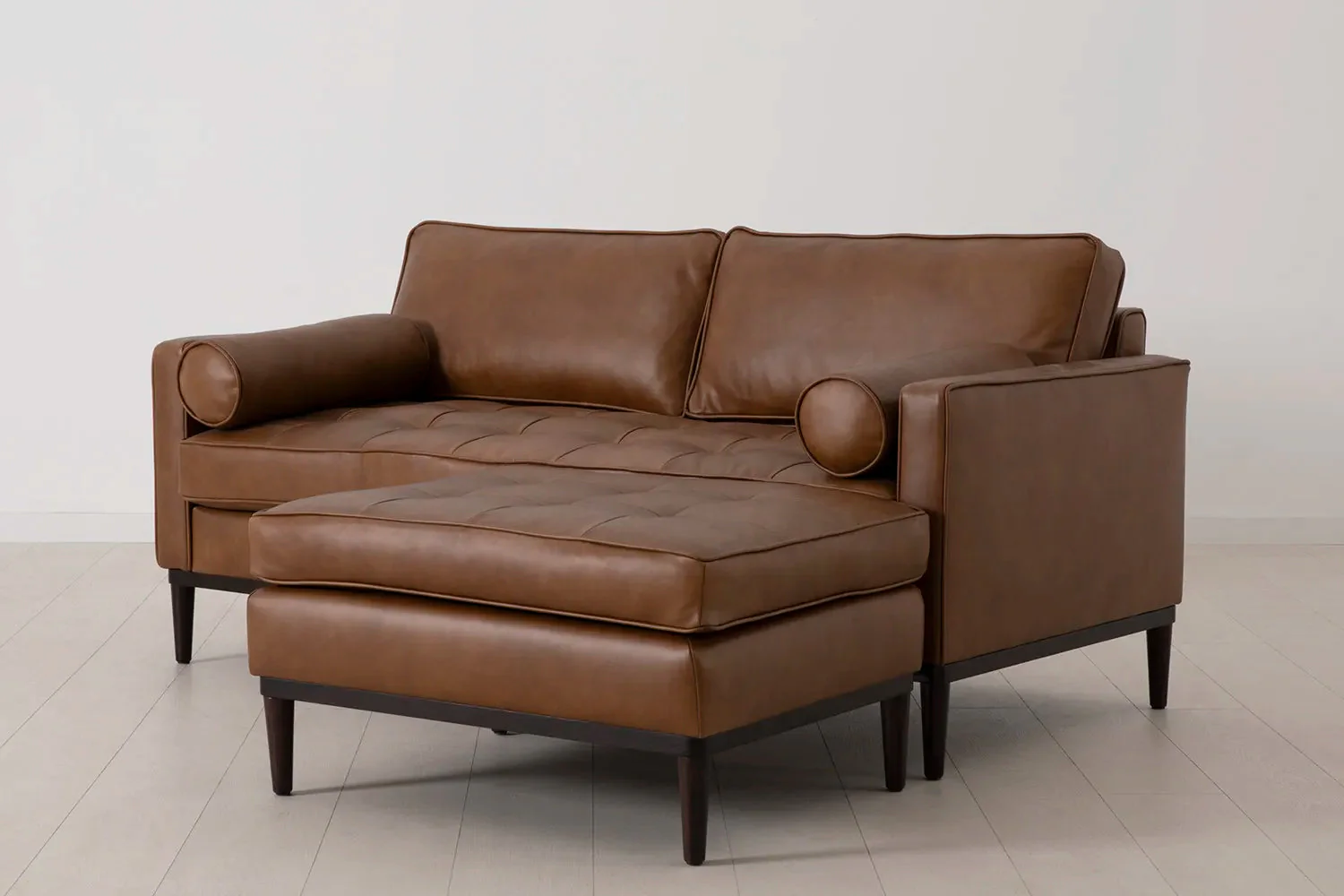 Model 02 2-Seater Sofa with Ottoman, Maple - Image 3
