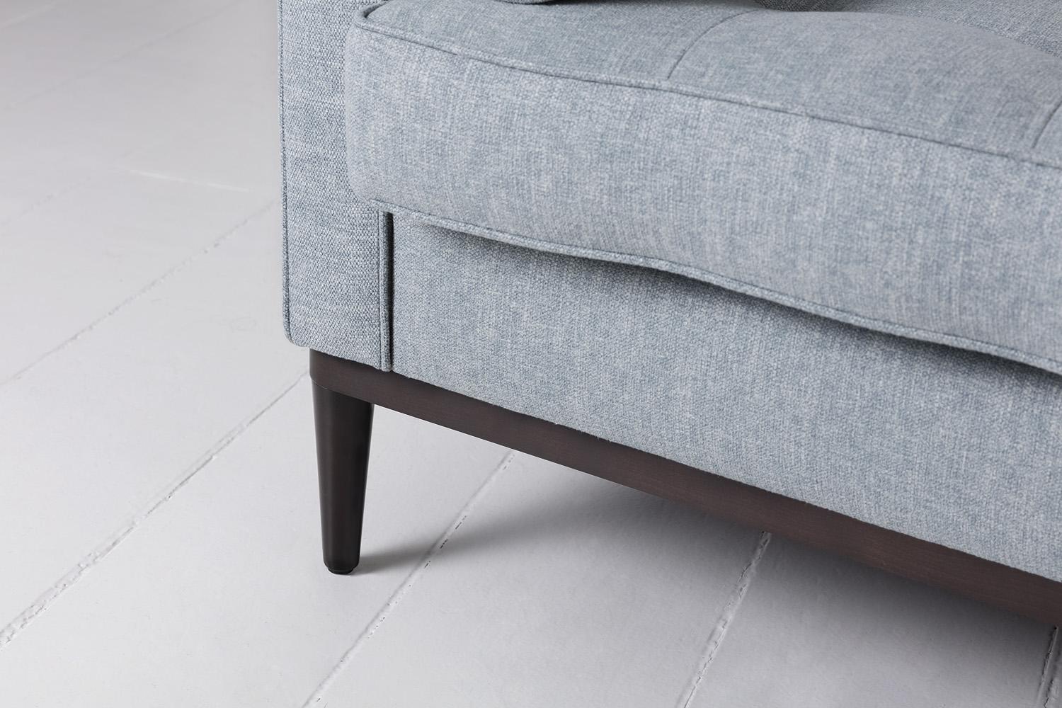 Model 02 2-Seater Sofa with Ottoman, Seaglass - Image 5