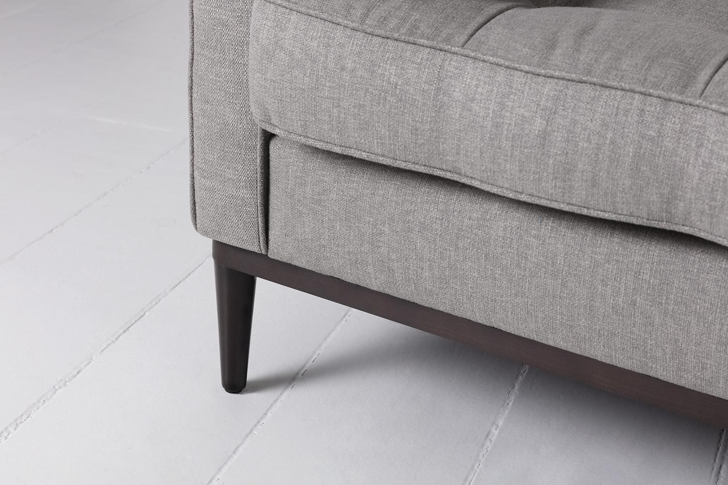 Model 02 2-Seater Sofa with Ottoman, Shadow - Image 5