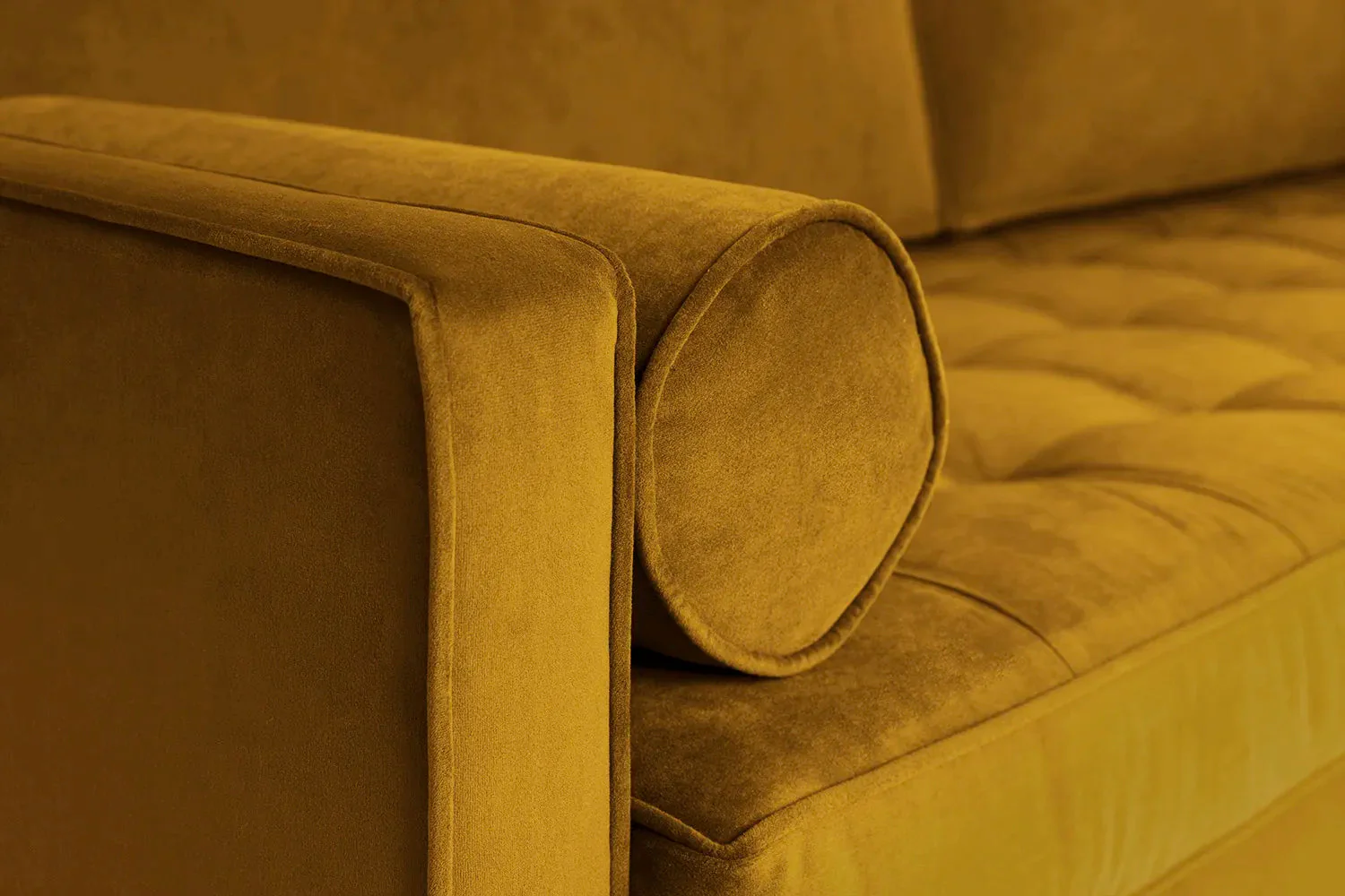Model 02 Sofa Bed 3 Seater, Mustard - Image 10