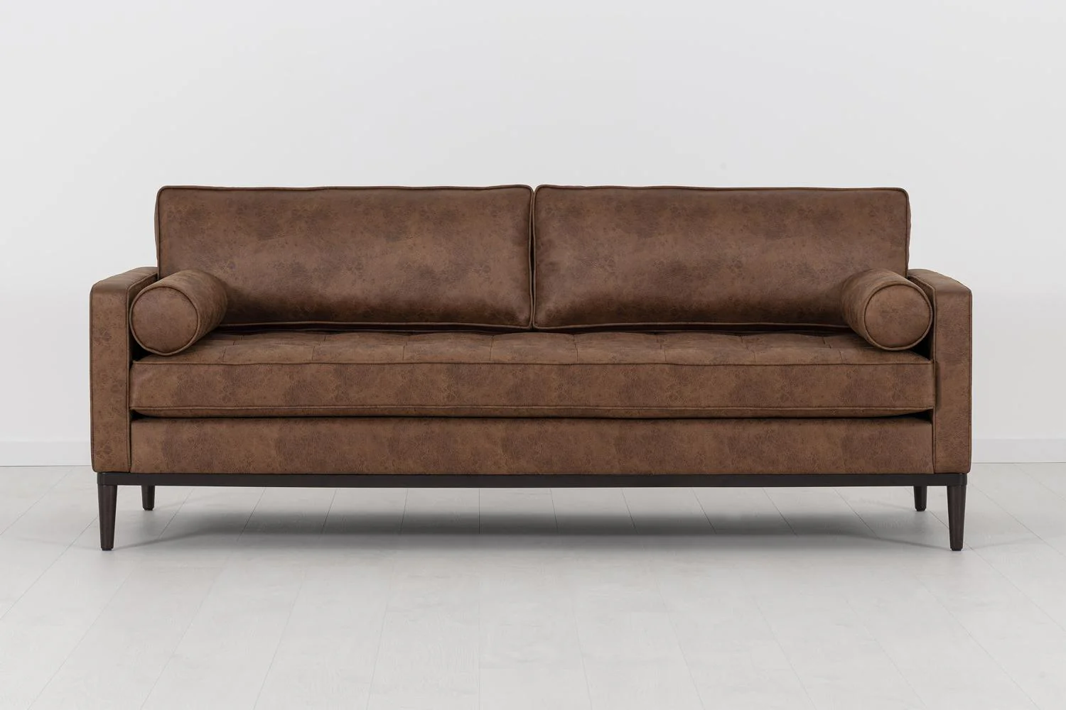 Model 02 3-Seater Sofa, Chestnut