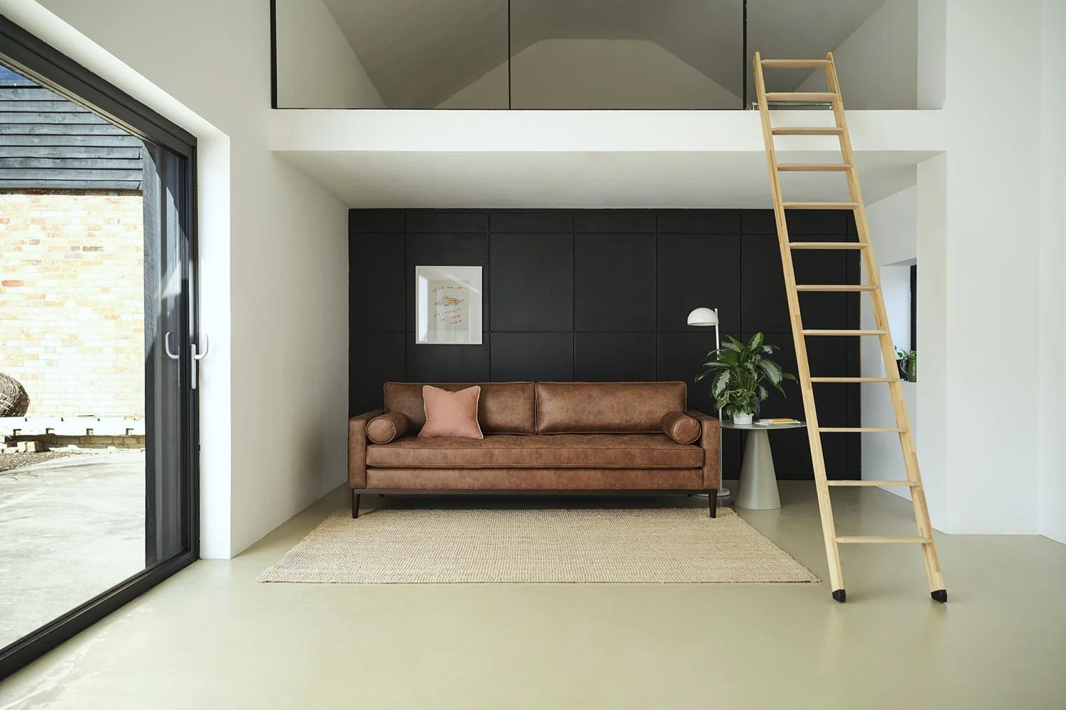 Model 02 3-Seater Sofa, Chestnut - Image 2
