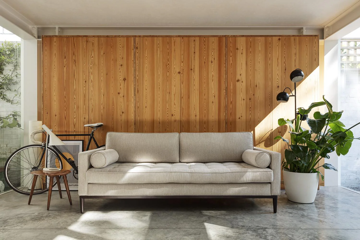 Model 02 3-Seater Sofa, Pumice - Image 2